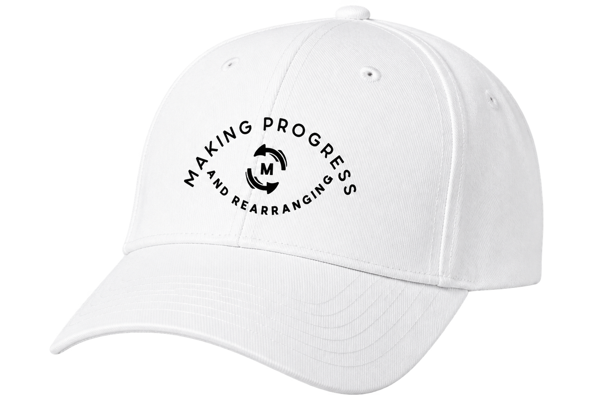 Making Progress & Rearranging Cap – Circle Logo | Black & White