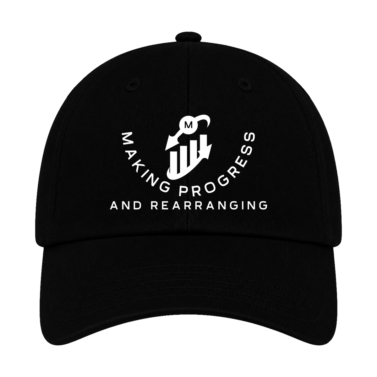 Making Progress & Rearranging Cap – Bar Graph Logo | Black & White