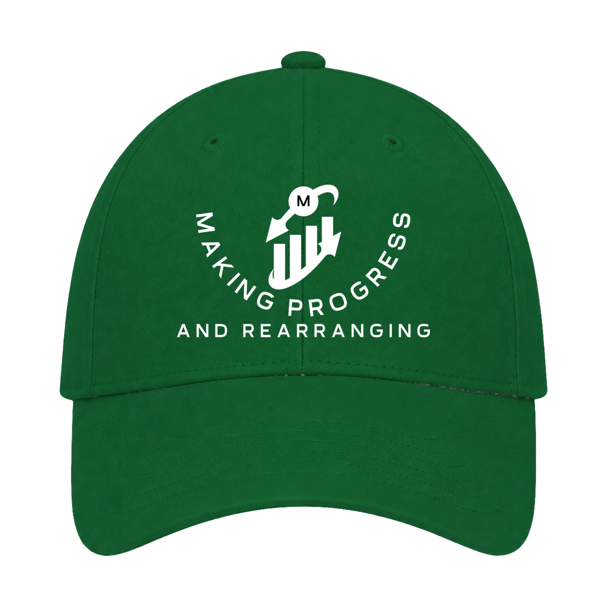 Making Progress & Rearranging Cap – Bar Graph Logo | Black & White