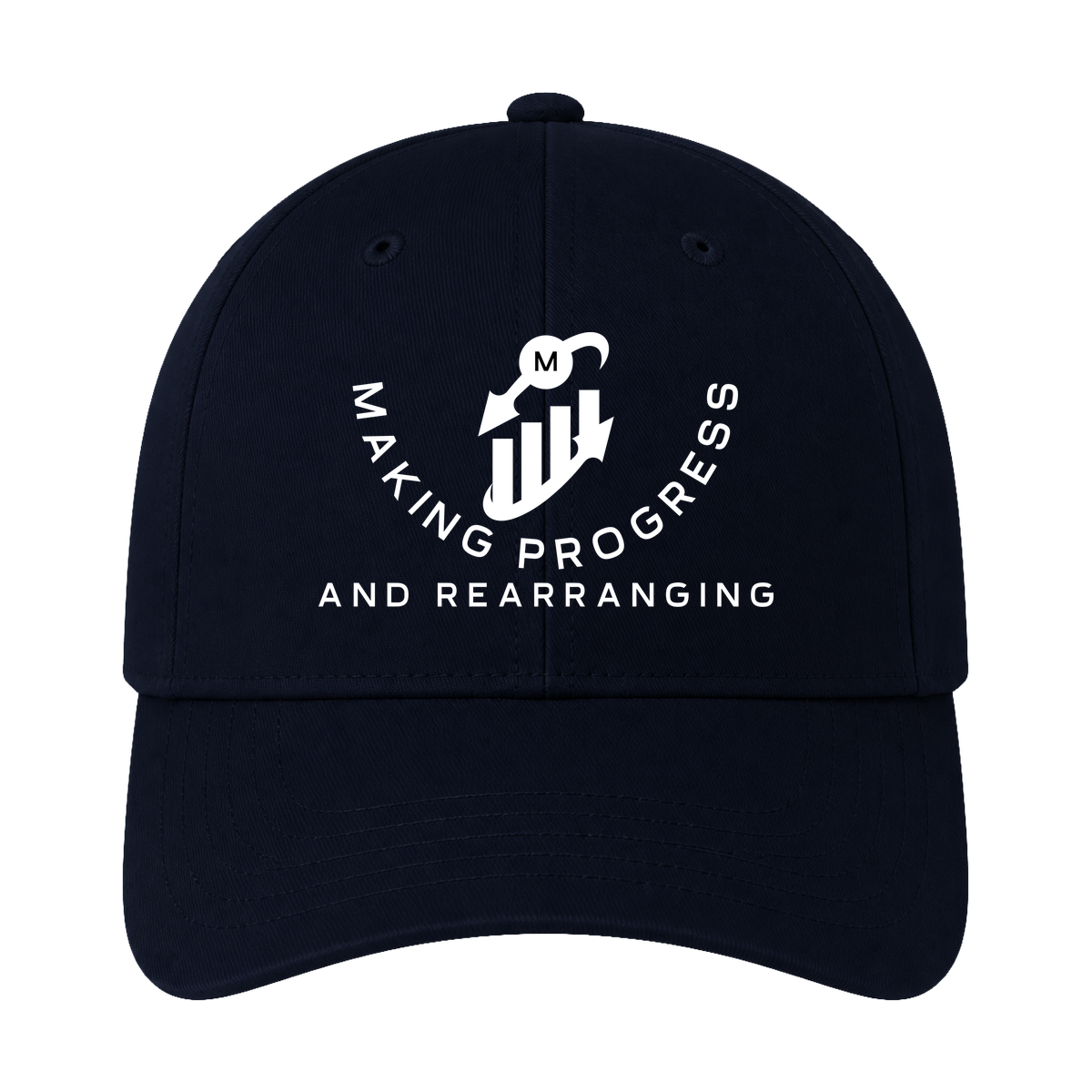 Making Progress & Rearranging Cap – Bar Graph Logo | Black & White