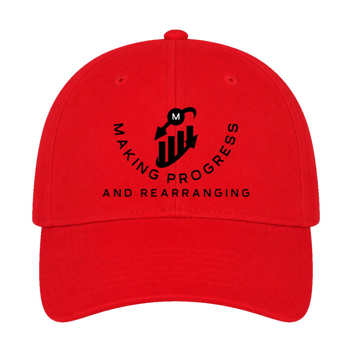 Making Progress & Rearranging Cap – Bar Graph Logo | Black & White
