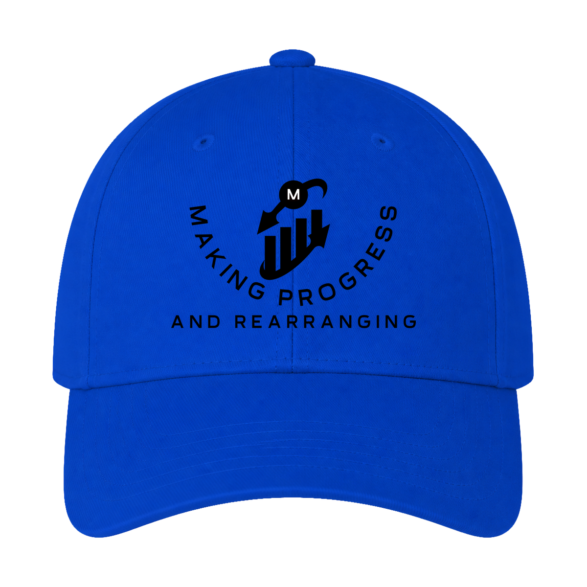 Making Progress & Rearranging Cap – Bar Graph Logo | Black & White