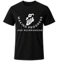 Making Progress & Rearranging T-Shirt – Bar Graph Logo (Black & White) | Multiple Colors