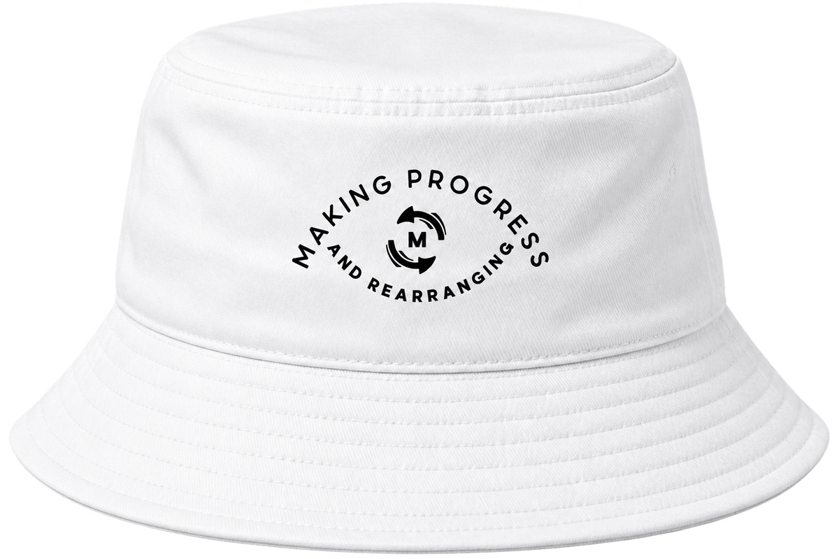 Making Progress & Rearranging Bucket Hat – Circle Logo (Black & White) | Multiple Colors