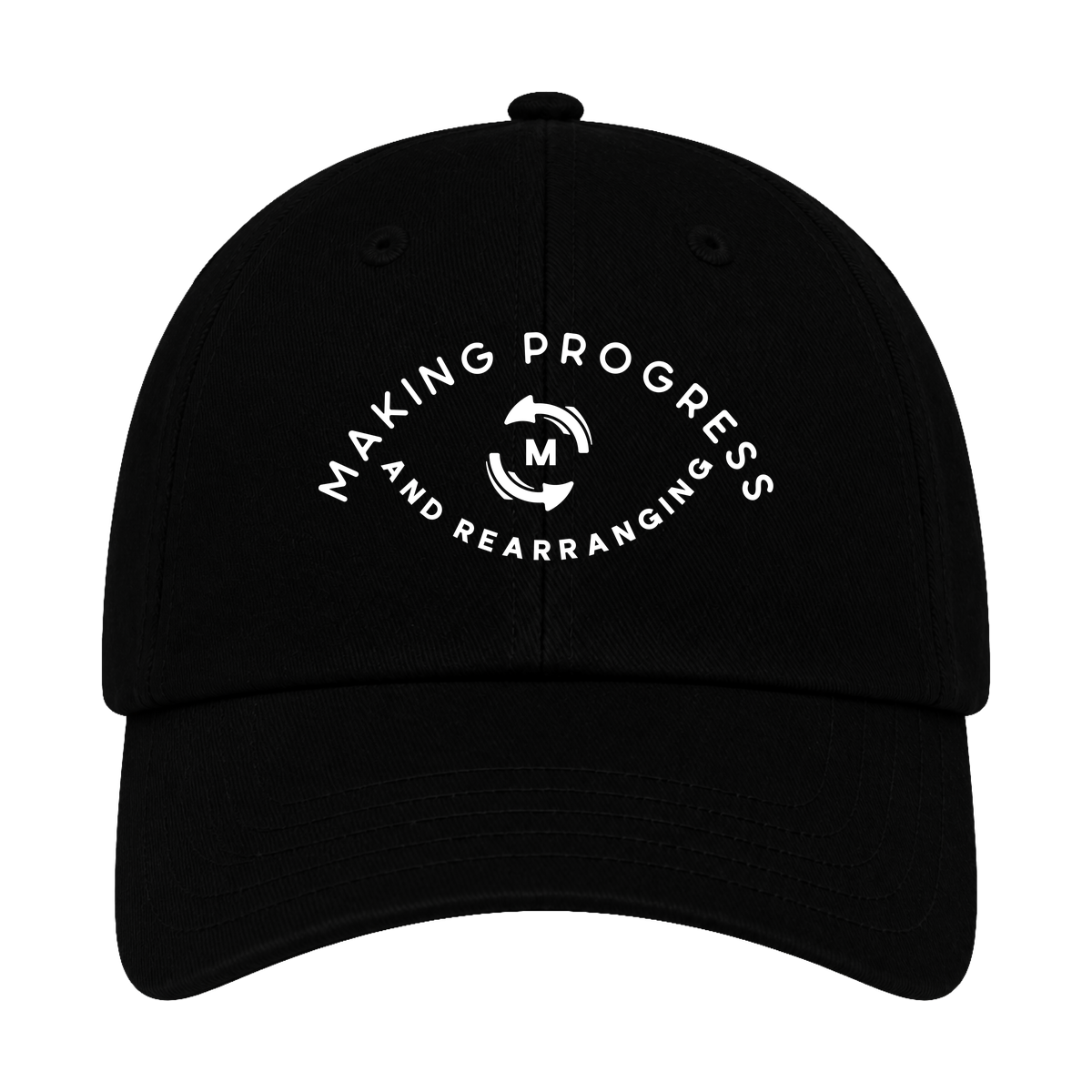 Making Progress & Rearranging Cap – Circle Logo | Black & White