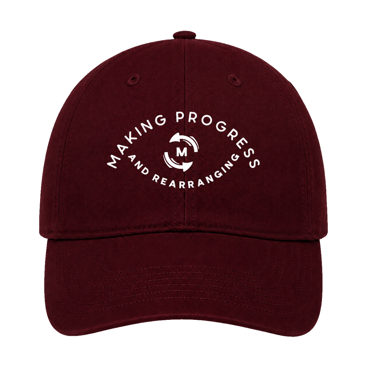 Making Progress & Rearranging Cap – Circle Logo | Black & White