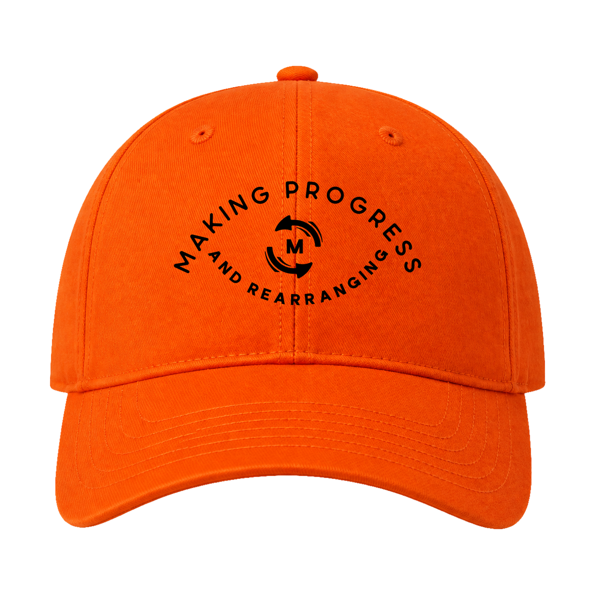 Making Progress & Rearranging Cap – Circle Logo | Black & White