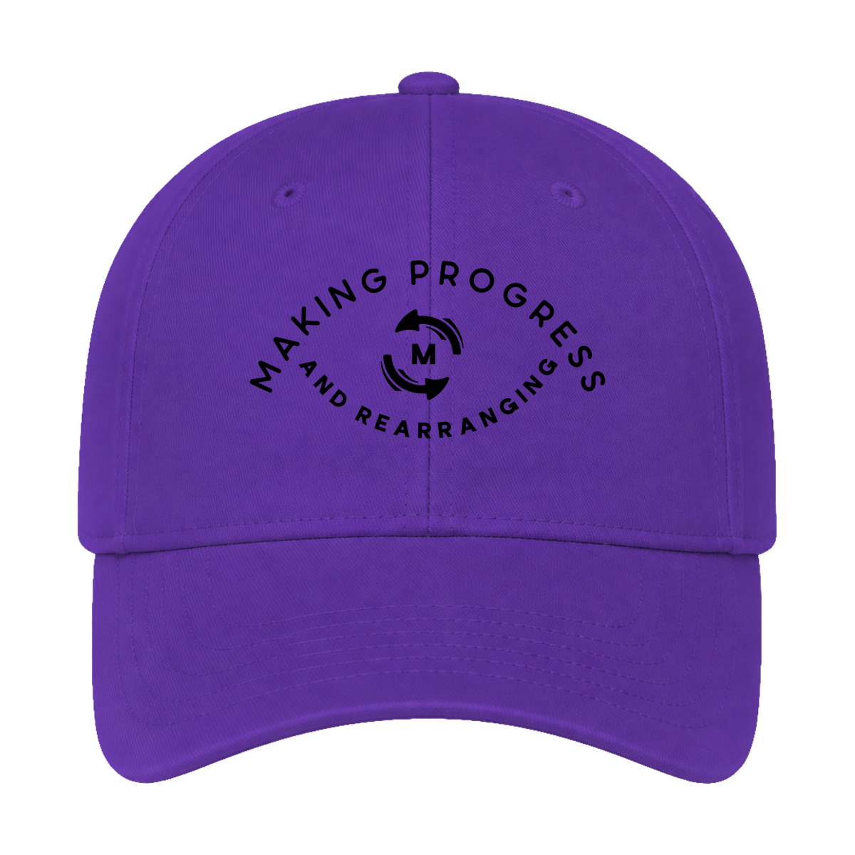 Making Progress & Rearranging Cap – Circle Logo | Black & White