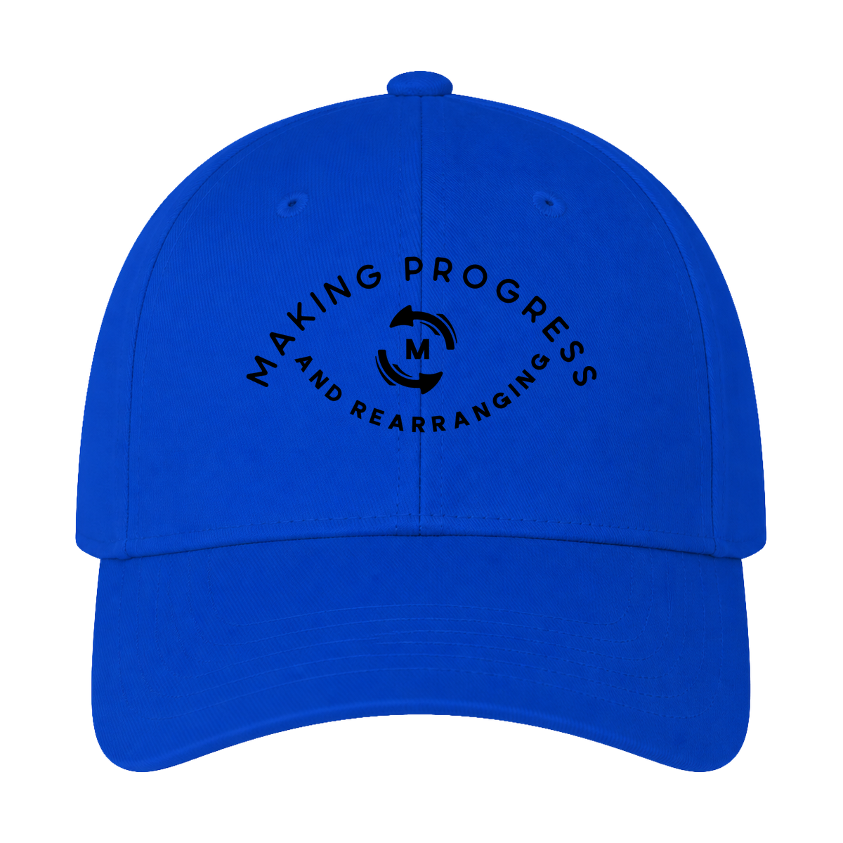 Making Progress & Rearranging Cap – Circle Logo | Black & White