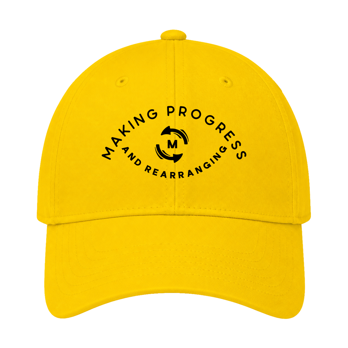 Making Progress & Rearranging Cap – Circle Logo | Black & White