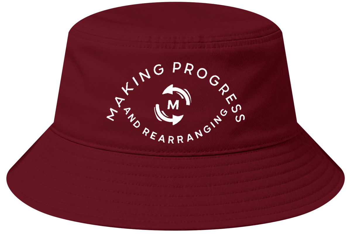 Making Progress & Rearranging Bucket Hat – Circle Logo (Black & White) | Multiple Colors