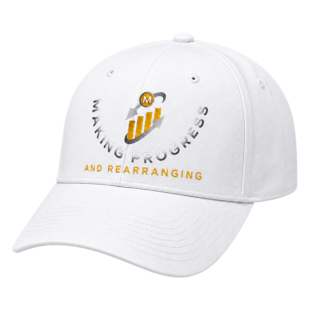 Making Progress and Rearranging Logo Cap – White / Black / Navy
