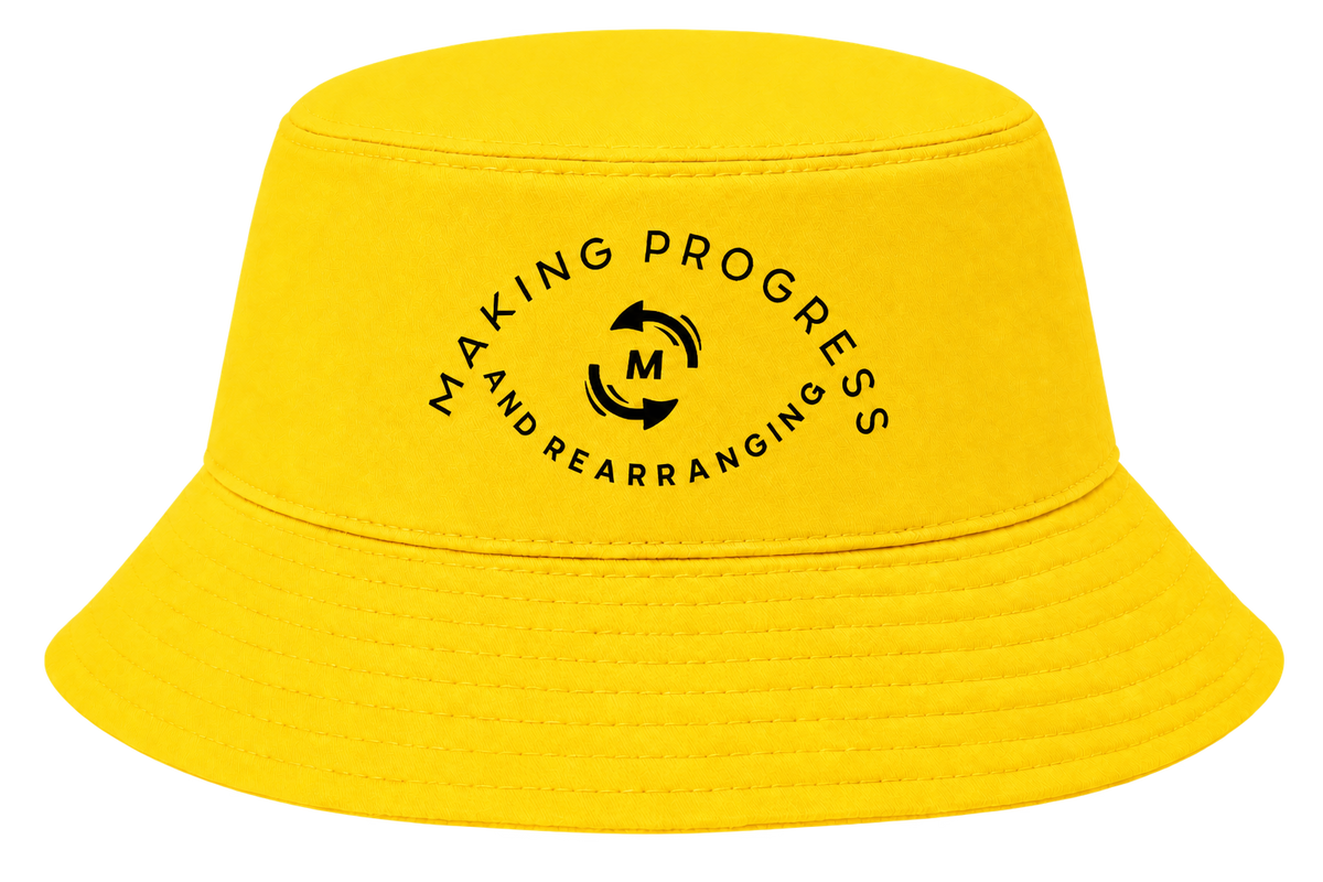 Making Progress & Rearranging Bucket Hat – Circle Logo (Black & White) | Multiple Colors