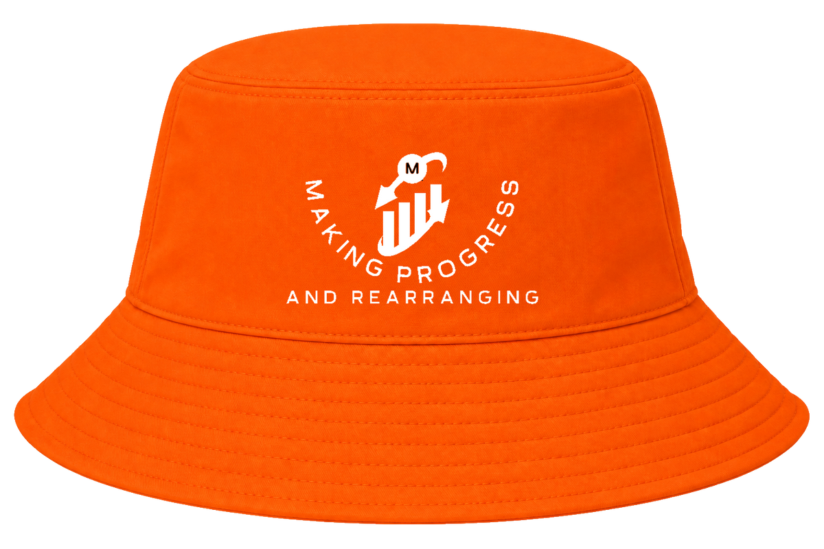 Making Progress & Rearranging Bucket Hat – Bar Graph Logo (Black & White) | Multiple Colors