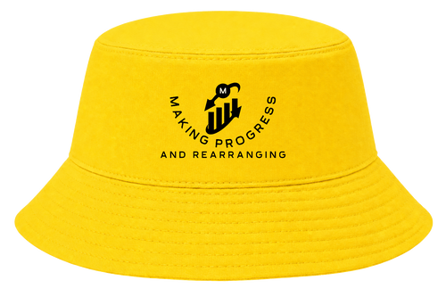 Making Progress & Rearranging Bucket Hat – Bar Graph Logo (Black & White) | Multiple Colors