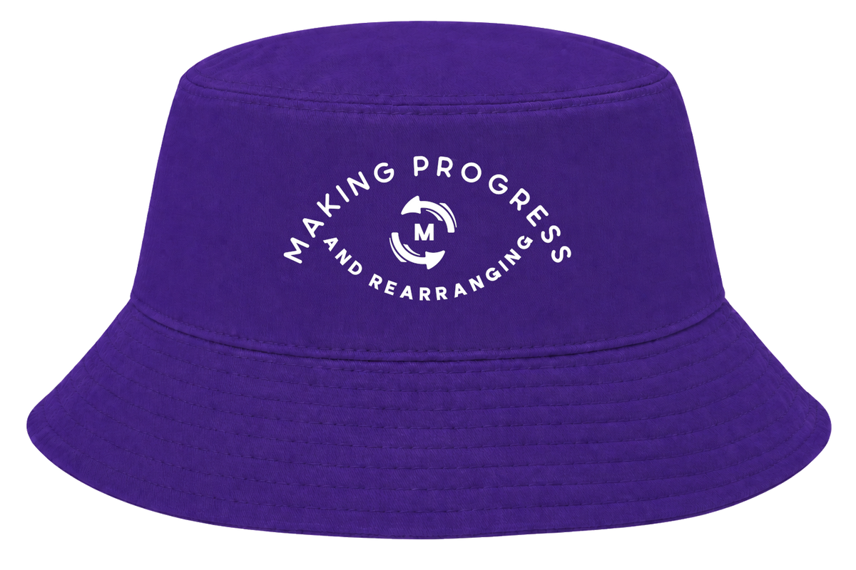 Making Progress & Rearranging Bucket Hat – Circle Logo (Black & White) | Multiple Colors