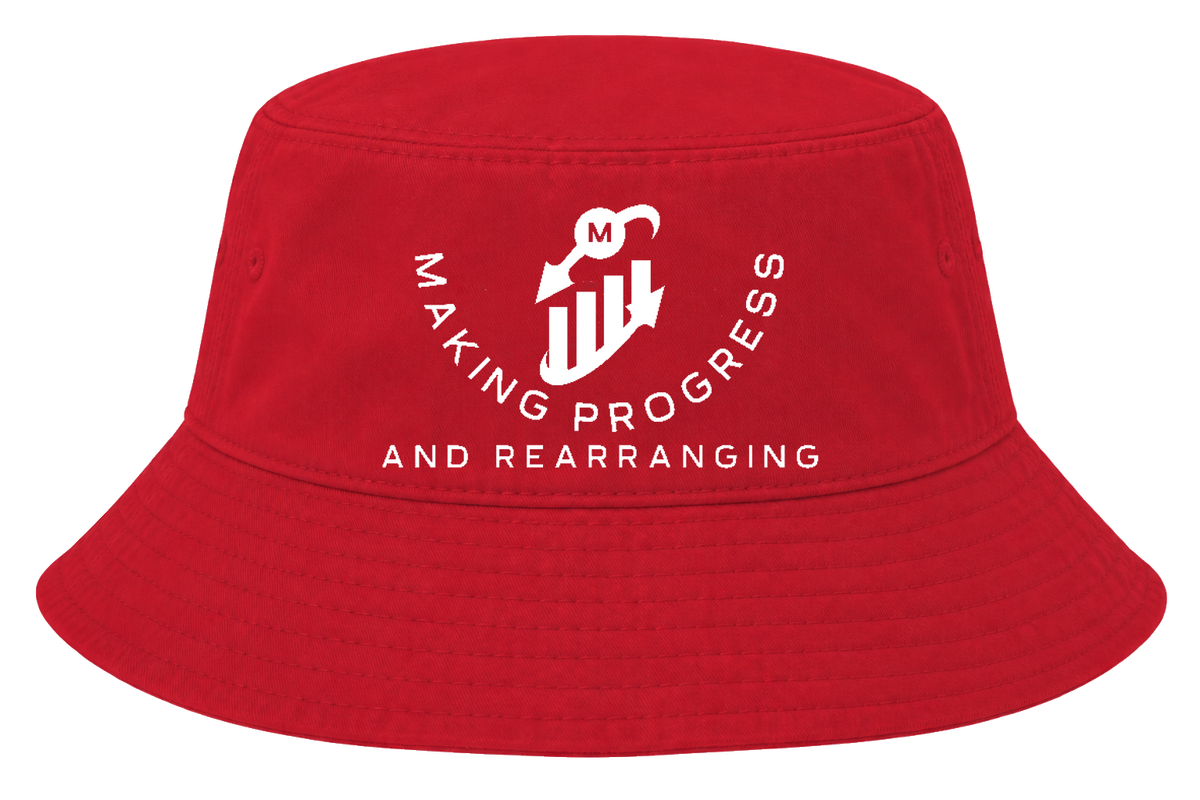Making Progress & Rearranging Bucket Hat – Bar Graph Logo (Black & White) | Multiple Colors