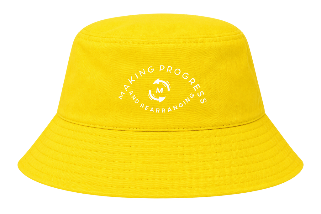 Making Progress & Rearranging Bucket Hat – Circle Logo (Black & White) | Multiple Colors