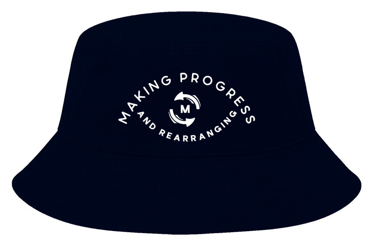 Making Progress & Rearranging Bucket Hat – Circle Logo (Black & White) | Multiple Colors