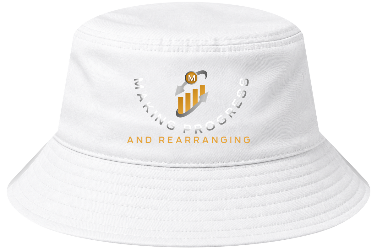 Making Progress and Rearranging Logo Bucket Hat – White / Black / Navy