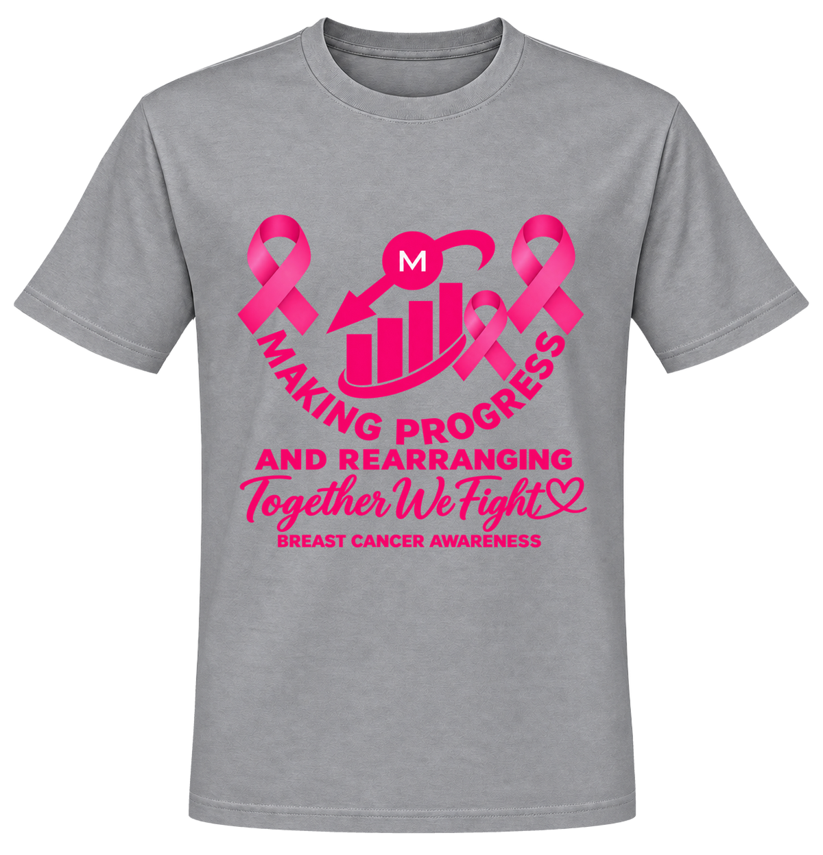 Making Progress and Rearranging Breast Cancer Awareness T-Shirt