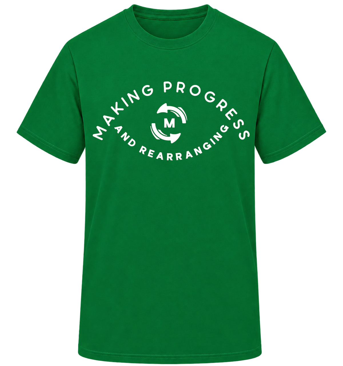Making Progress & Rearranging T-Shirt – Circle Logo (Black & White) | Multiple Colors