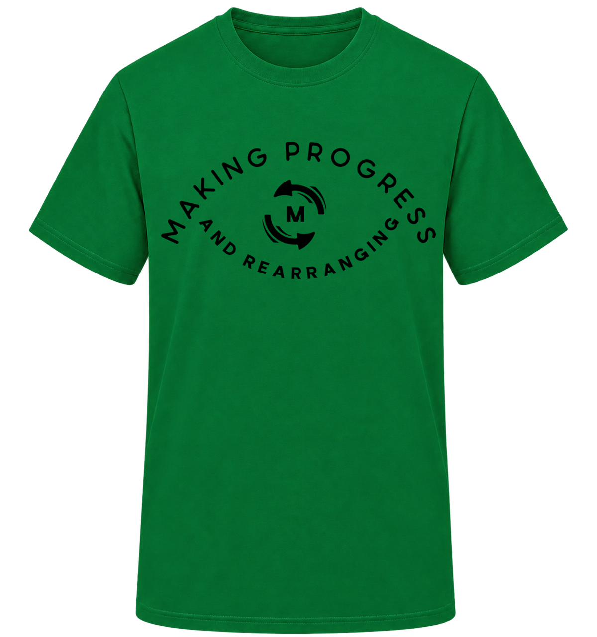 Making Progress & Rearranging T-Shirt – Circle Logo (Black & White) | Multiple Colors