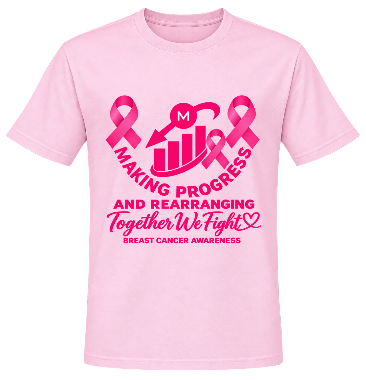 Making Progress and Rearranging Breast Cancer Awareness T-Shirt