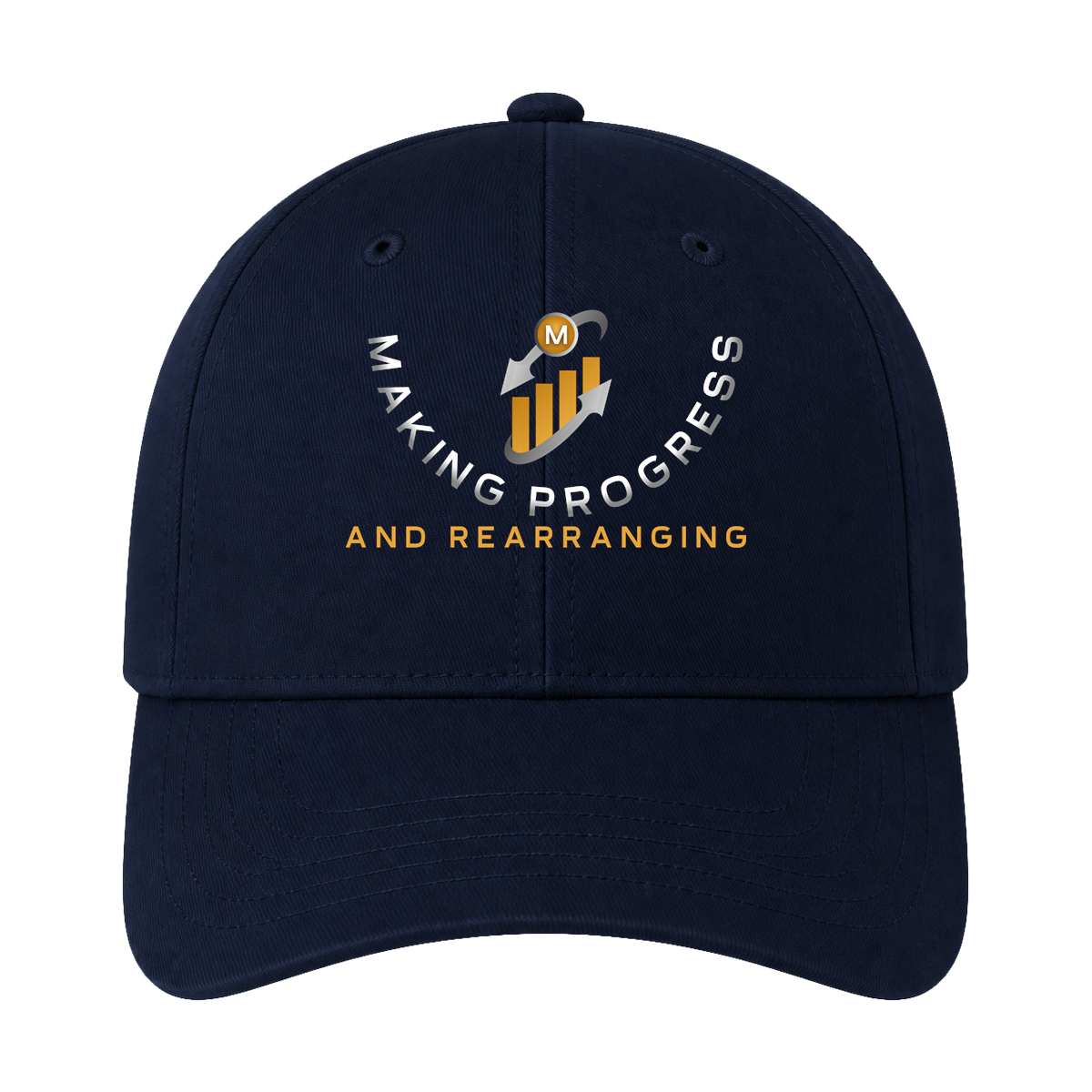 Making Progress and Rearranging Logo Cap – White / Black / Navy