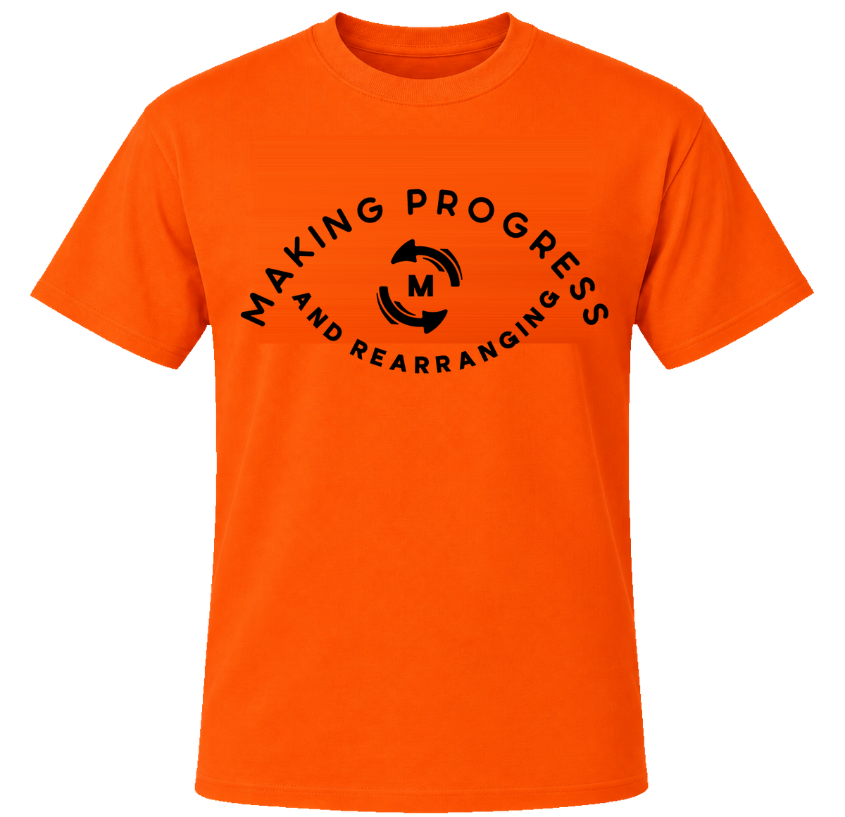 Making Progress & Rearranging T-Shirt – Circle Logo (Black & White) | Multiple Colors