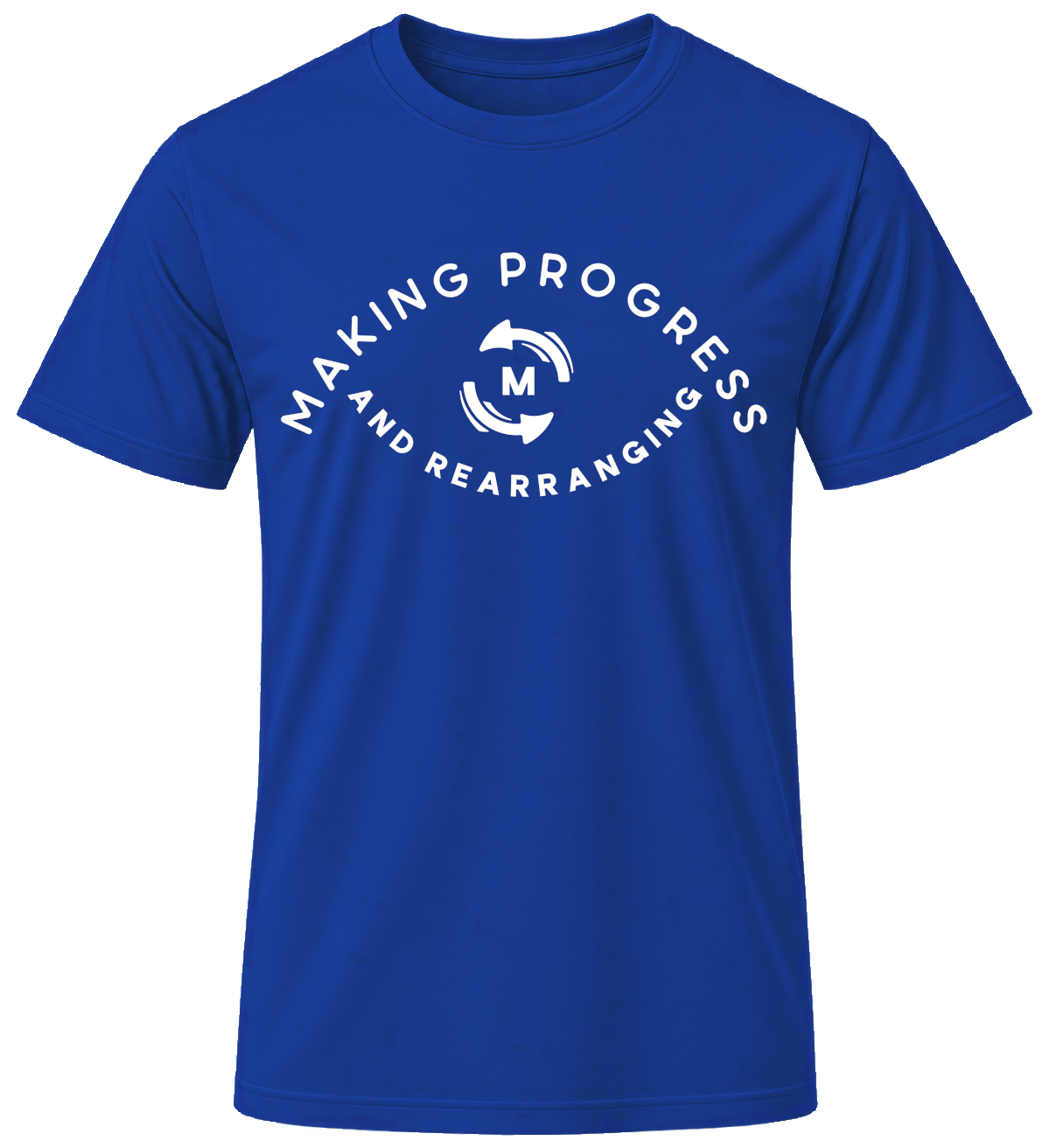 Making Progress & Rearranging T-Shirt – Circle Logo (Black & White) | Multiple Colors