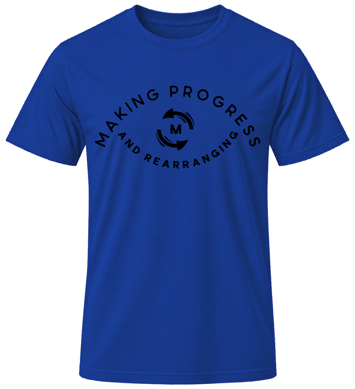 Making Progress & Rearranging T-Shirt – Circle Logo (Black & White) | Multiple Colors