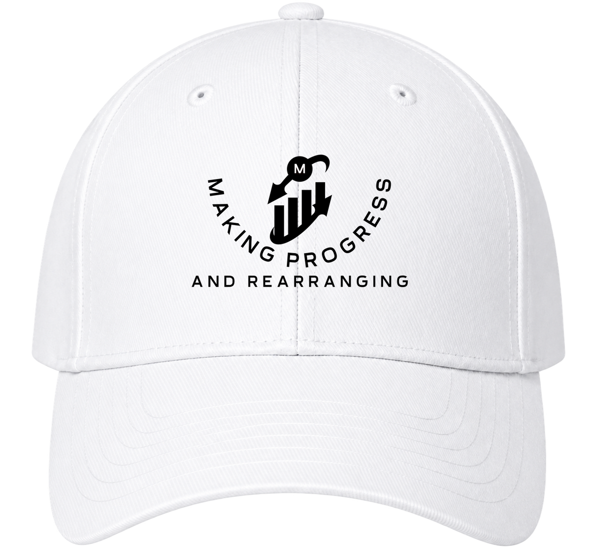 Making Progress & Rearranging Cap – Bar Graph Logo | Black & White